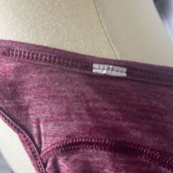 Lululemon Marled Maroon Racerback Athletic Tank Top - Picture 7 of 7